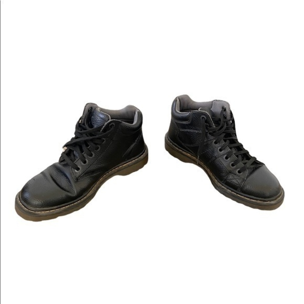 Dr. Martens Harrisfield Black Leather Lace Up Boots - Picture 9 of 12